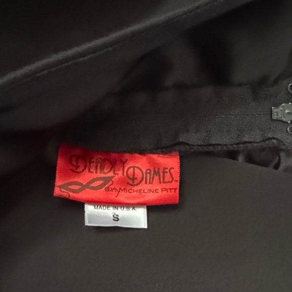 Deadly Dames Tie Me Up Dress - Picture 2 of 3